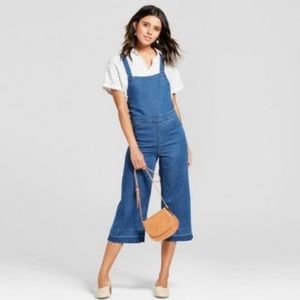 Universal Thread Wide Leg Tie Back Overalls
